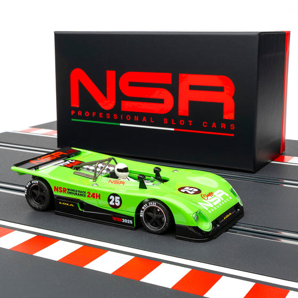 NSR Lola T280 WRE 24H 2025 Limited Edition Green 1/32 Slot Car NSR0536