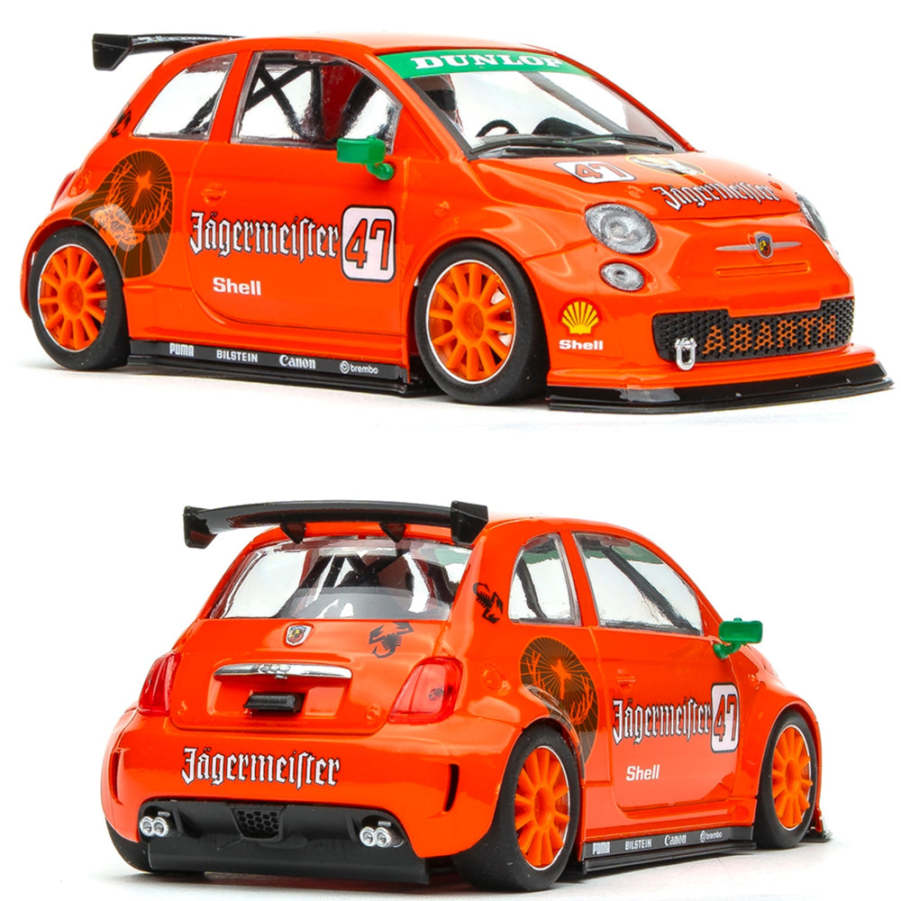 NSR Fiat Abarth 500 #47 Jagermeister 1/32 Slot Car NSR0547 0547