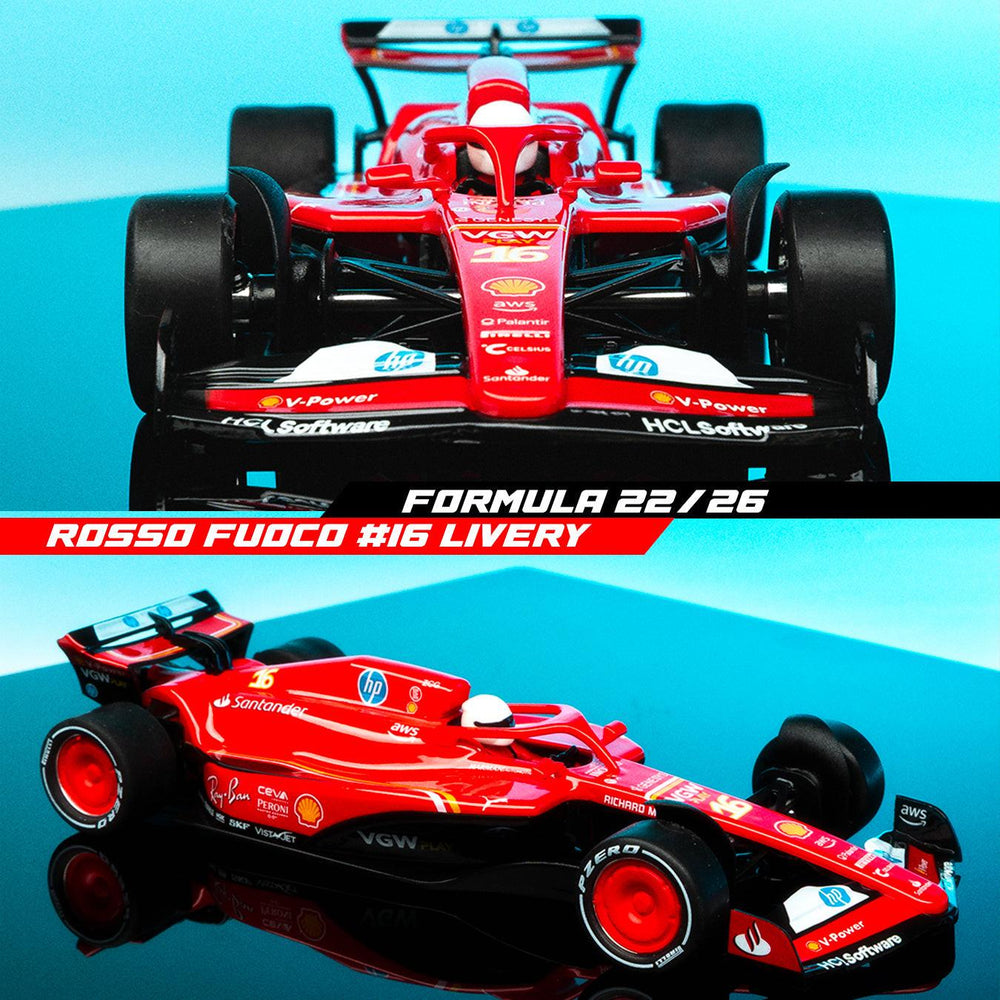 PowerHobby NSR Ferrari F1-75 Formula 22/26 Charles Leclerc 1/32 Slot Car NSR-0563