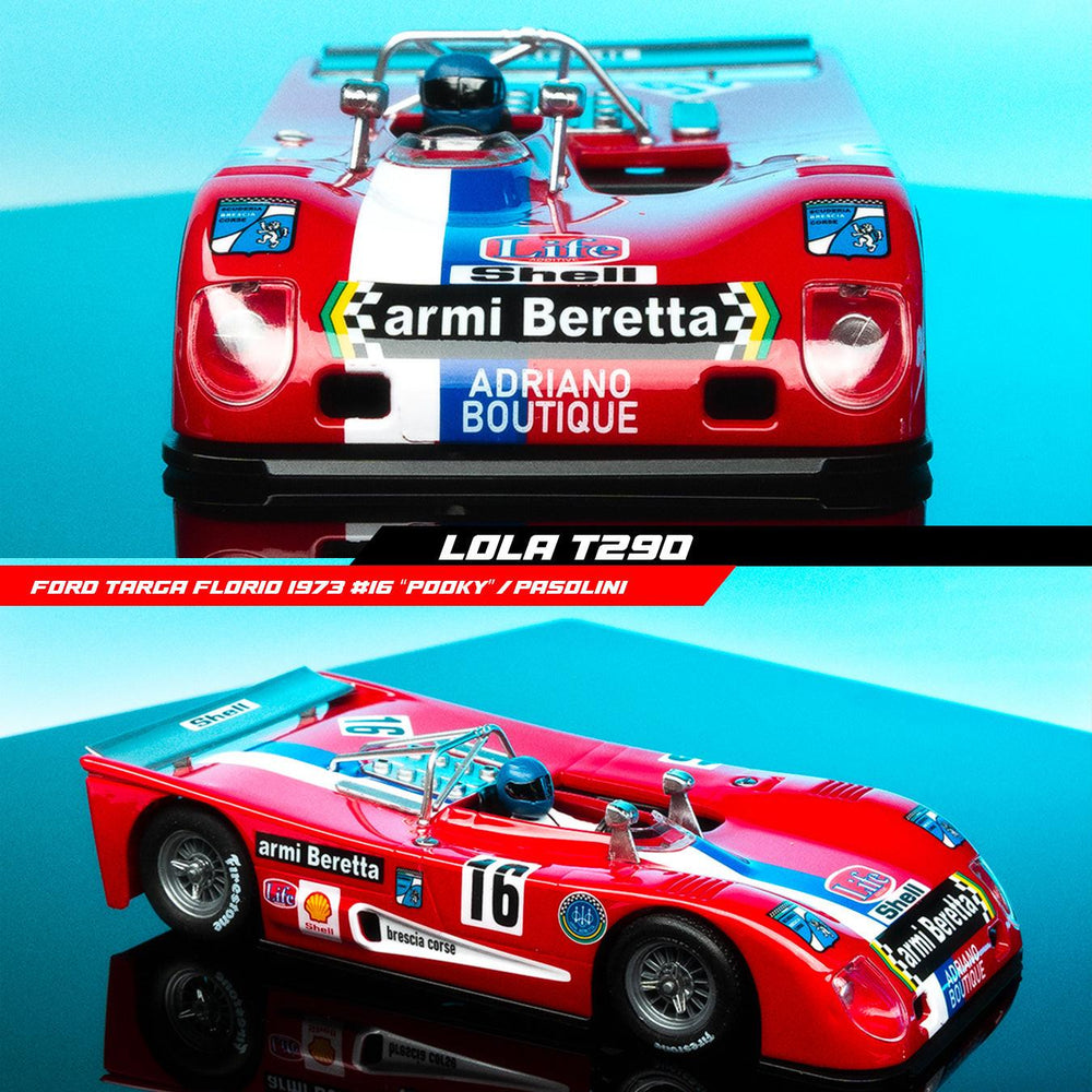 PowerHobby NSR Lola T290 Targa Florio 1973 Pooky/Pasolini 1/32 Slot Car NSR0566 0566