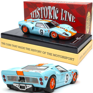 NSR Ford GT40 MKI #9 Le Mans 24h 1968 Winner Historic Line 1/32 Slot Car HL08