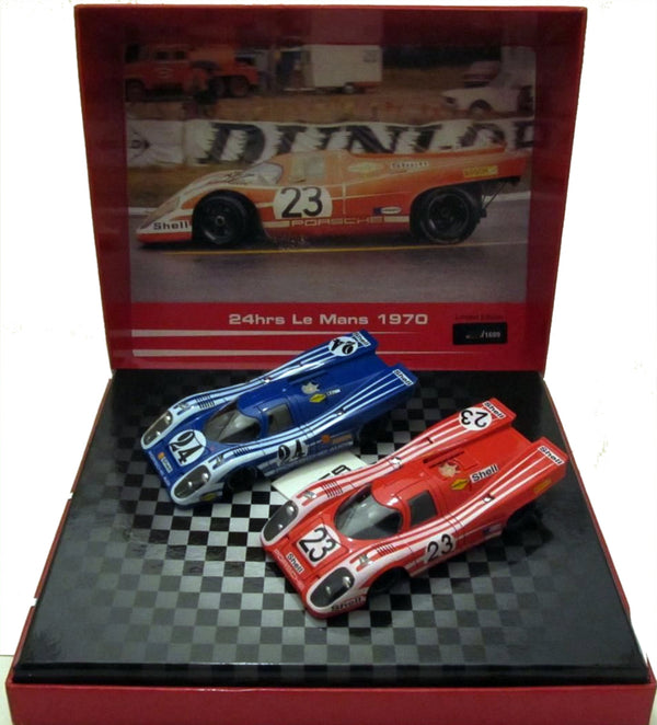 NSR Porsche 917K 24h Le Mans 1970 1/32 Slot Car SET02 Limited Edition Set