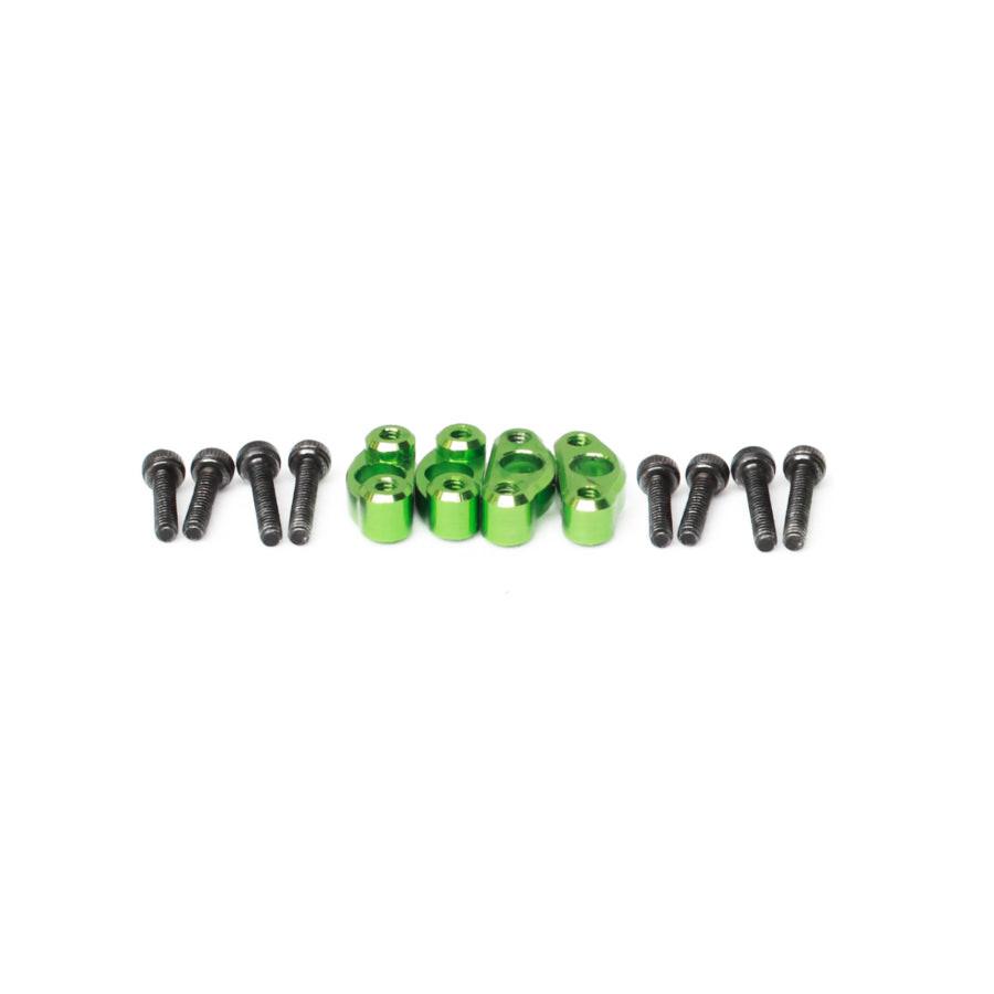 PowerHobby NEXX Racing NX-243 Aluminum Shock Holder Set Kyosho Mini-Z 4x4 Green (4)