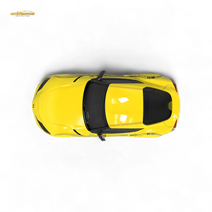 OM Model Toyota supra A90 Initial D MT GHOST in Yellow 1:64