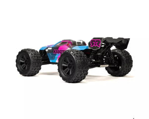 ARRMA ARA8608V6T2 1/8 KRATON 6S 4X4 RTR Brushless Speed Truck, Blue/Pink