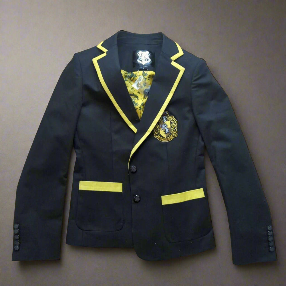 Little Shop of Magic Harry Potter Hufflepuff Women's Blazer - Large — Costumes & Accessories