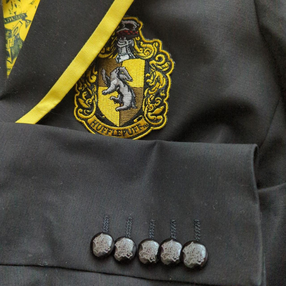 Little Shop of Magic Harry Potter Hufflepuff Women's Blazer - Large — Costumes & Accessories