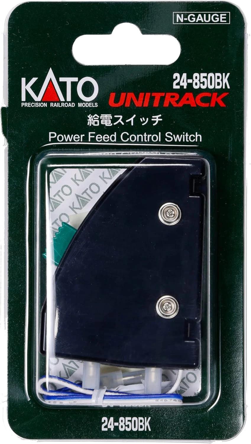 PowerHobby Kato 24-850BK N Scale UniTrack Power Feed Control Switch - Black
