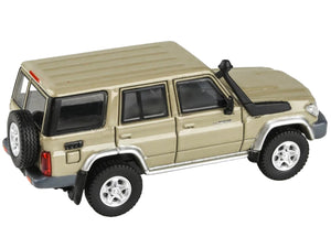 2014 Toyota Land Cruiser 76 Sandy Taupe Tan 1/64 Diecast Model Car by Paragon Models