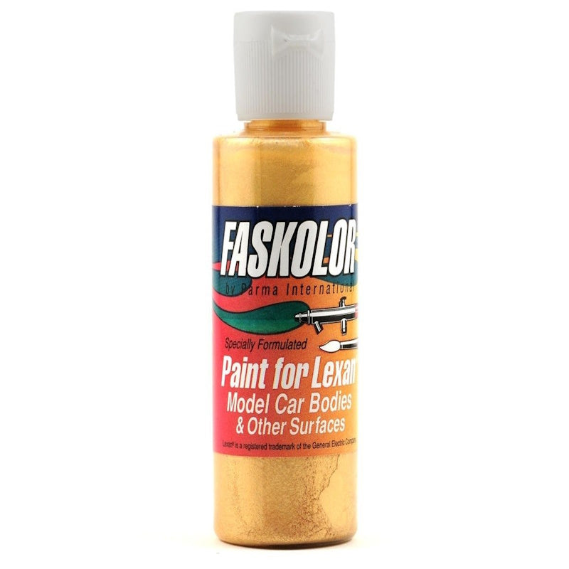Parma PSE 40053 Faskolor Water-Based Airbrush Paint Faspearl Gold - 2oz