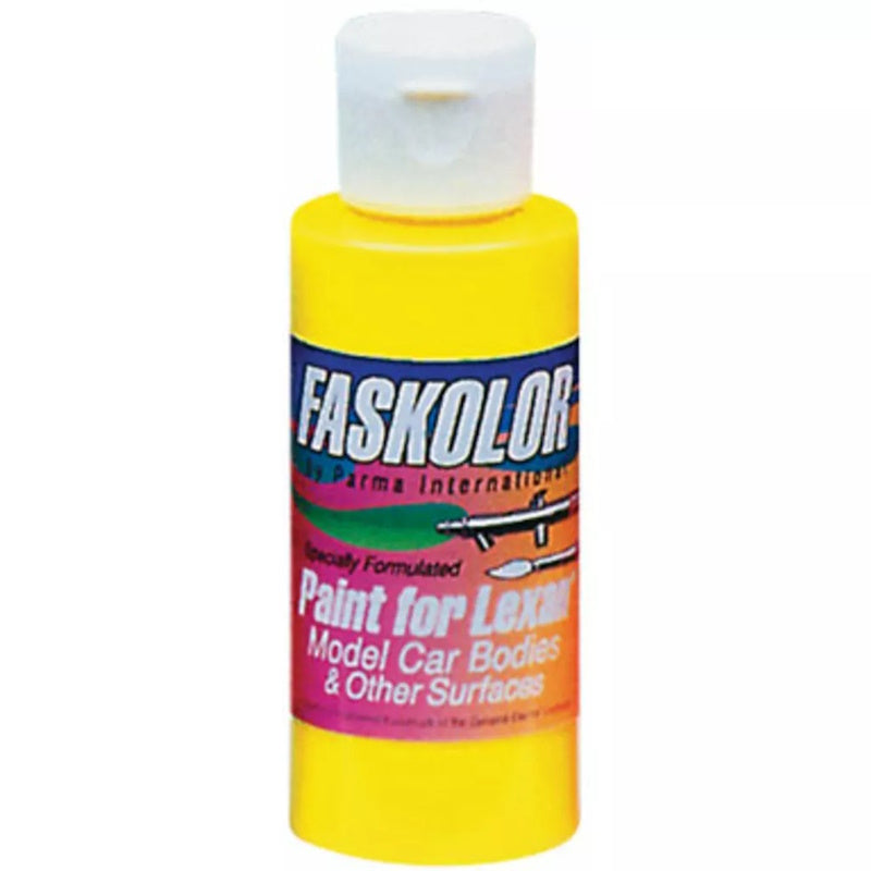 Parma PSE 40101 Faskolor Water Based Airbrush Paint Fasflourescent Yellow 2oz