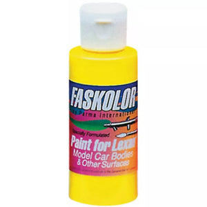 Parma PSE 40101 Faskolor Water Based Airbrush Paint Fasflourescent Yellow 2oz