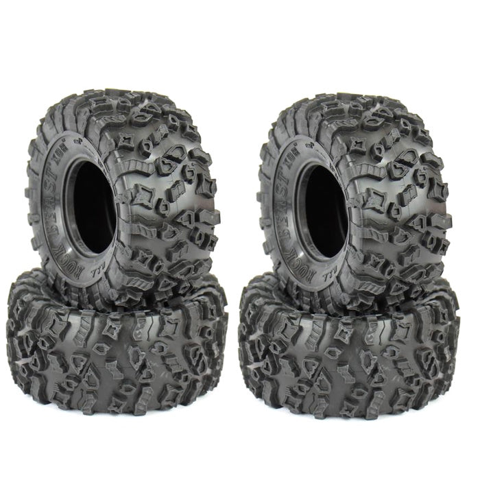 Pit Bull Rock Beast XOR 2.2 Crawler Tires Komp Kompound (4) 1/10 Rock Crawler