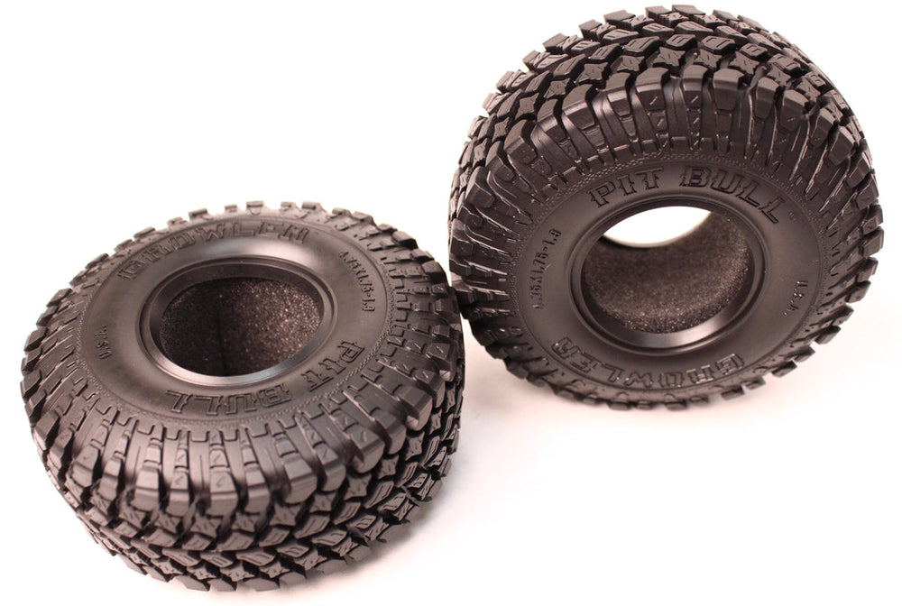 pit Bull Growler 1.9" Scale Tires Alien Kompound w/ Foam Inserts (2)