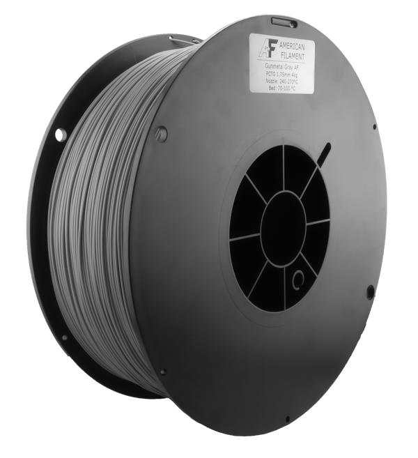 Gunmetal Gray AF 1.75mm PCTG Filament Made in the USA!