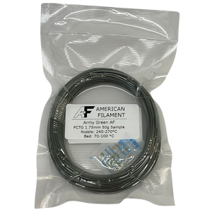 Army Green AF 1.75mm PCTG Filament Made in the USA!