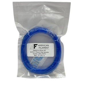 Transparent Sapphire Blue AF 1.75mm PCTG Filament Made in the USA!