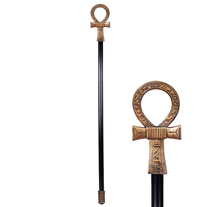 Little Shop of Magic Egyptian Ankh Decorative Walking Cane — Toys and Collectible