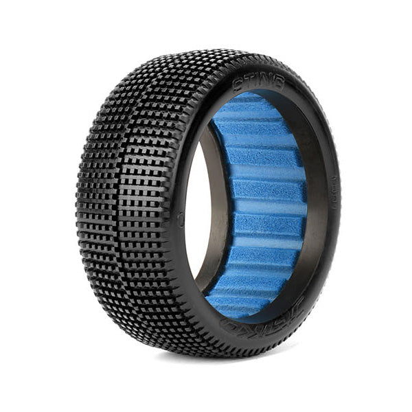 Powerhobby Sting 1/8 Buggy Tires Ultra Soft with Inserts (Blue Grey) (2)