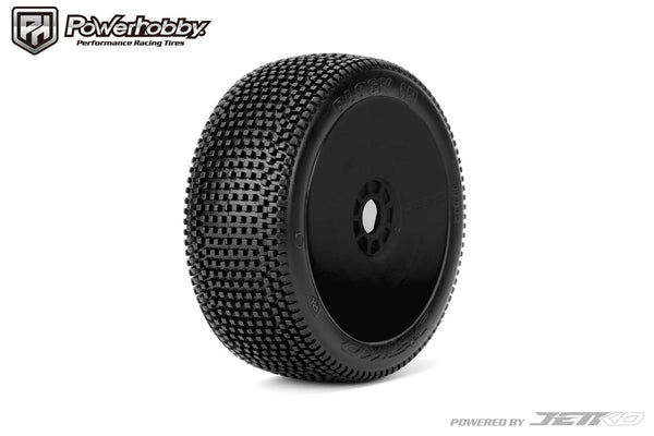 Powerhobby Block In 1/8 Buggy Mounted Tires White (2) Super Soft