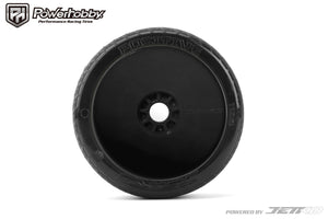 Powerhobby Positive 1/8 Buggy Mounted Tires Black (2) Super Soft