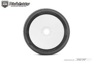 Powerhobby Red Devil 1/8 Buggy Mounted Tires White (2) Super Soft