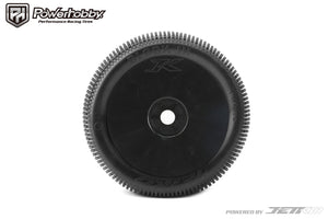 Powerhobby Block In 1/8 Truggy Mounted Tires Black Dish Wheels (2) Ultra Soft