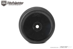 Powerhobby Lesnar 1/8 Truggy Mounted Tires Black Dish Wheels (2) Ultra Soft