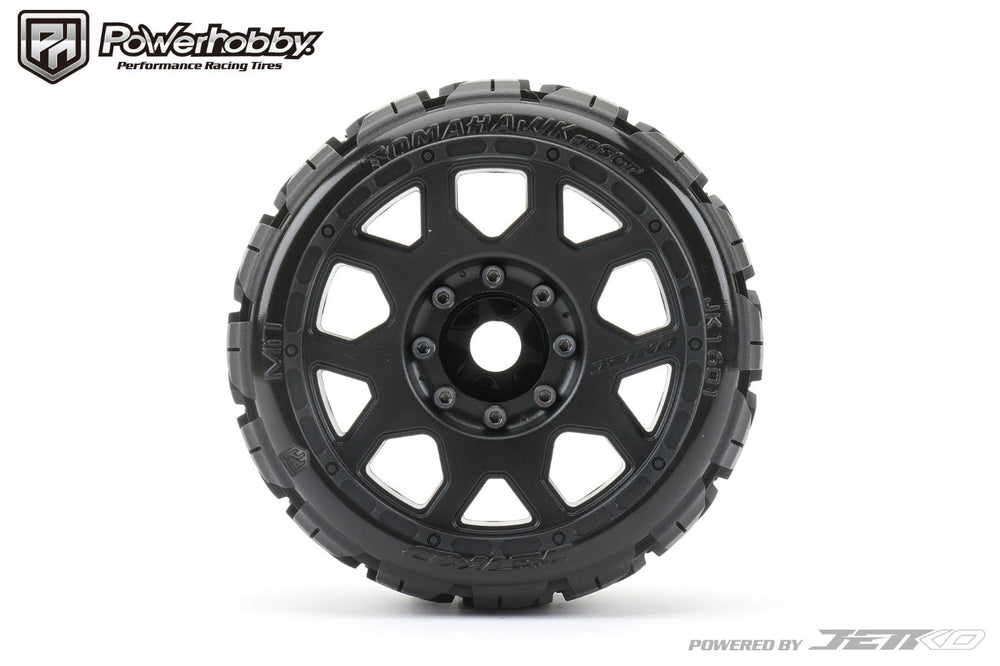 Powerhobby 1/8 SGT 3.8 Tomahawk Belted Mounted Tires (2) 17MM Low Profile