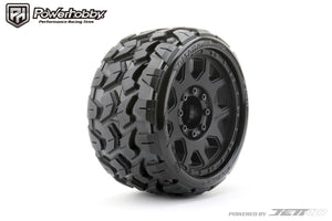 Powerhobby 1/8 SGT 3.8 Tomahawk Belted Mounted Tires (2) 17MM Low Profile