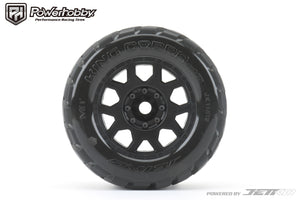 Powerhobby 1/8 MT 3.8 King cobra Belted Mounted Tires (2) 17MM