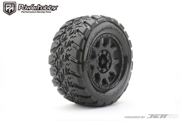 Powerhobby 1/8 MT 3.8 King cobra Belted Mounted Tires (2) 17MM