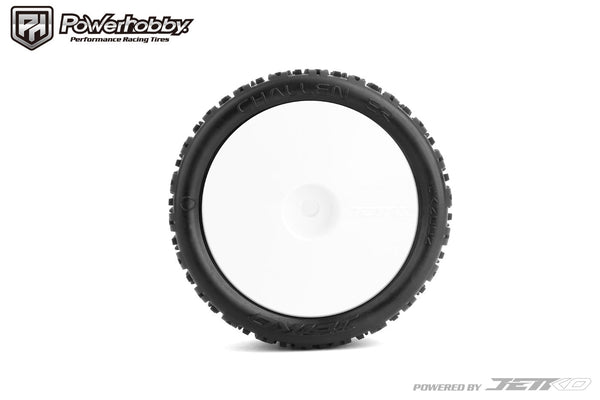 Powerhobby Challenger 1/10 4WD Front Buggy Carpet Mounted Tires Super Soft White