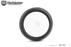 Powerhobby Arena 1/10 2WD / 4WD Rear Buggy Carpet Mounted Tires Super Soft White