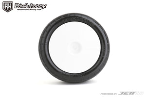 Powerhobby Positive 1/10 4WD Buggy Front Clay Tires Mounted Medium Soft White
