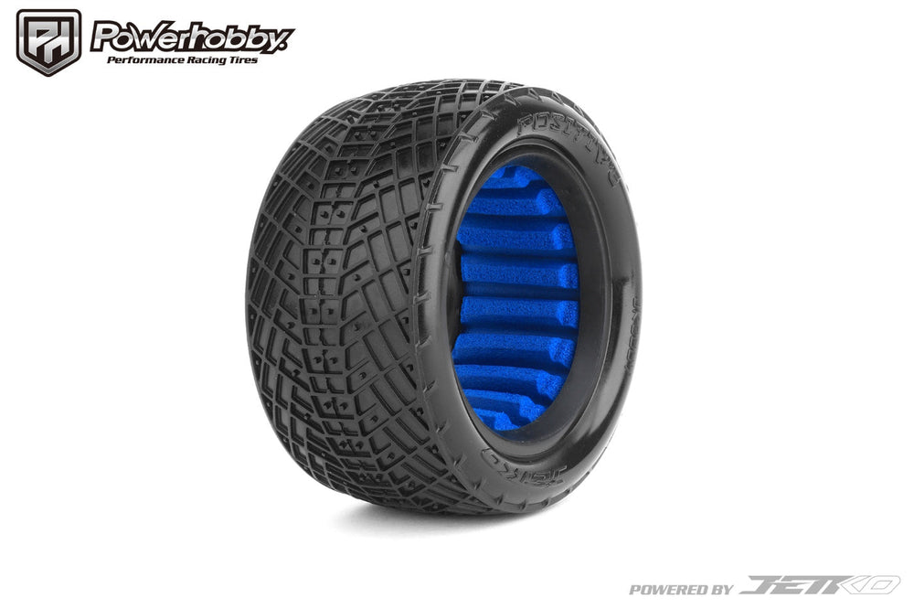 Powerhobby Positive 1/10 2WD / 4WD Buggy Rear Clay Tires Super Soft