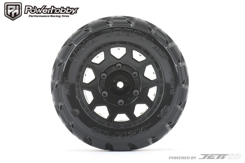 Powerhobby 1/10 2.8 ST King Cobra Belted Tires (2) with Removable Hex Wheels