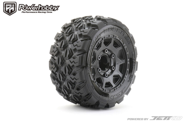Powerhobby 1/10 2.8 ST King Cobra Belted Tires (2) with Removable Hex Wheels