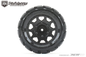 Powerhobby 1/10 2.8 ST RockForm Belted Tires (2) with Removable Hex Wheels