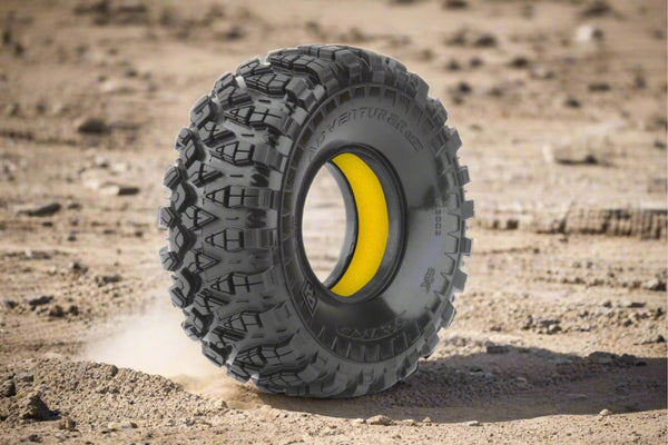 Powerhobby 1.9" 1/10 Crawler Adventurer Tires Ultra Soft Yellow (2)