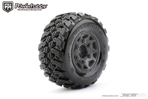 Powerhobby King Cobra 1/10 SC Belted Tires (2) with Removable Hex Wheels