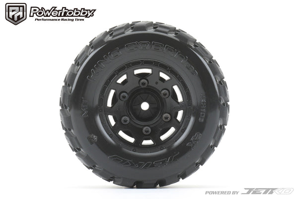 Powerhobby King Cobra 1/10 SC Belted Tires (2) with Removable Hex Wheels