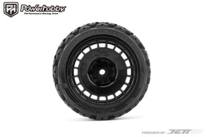 Powerhobby 1/10 Rally Car Couragia Mounted Tires Radial Wheels (4)