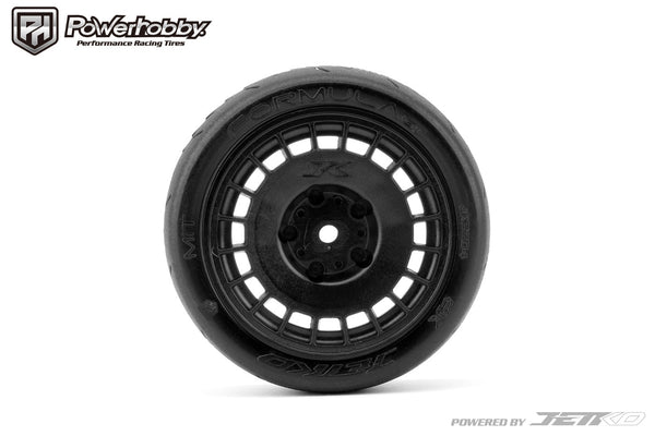 Powerhobby 1/10 Rally Car Formula Mounted Tires / Radial Wheels (4)