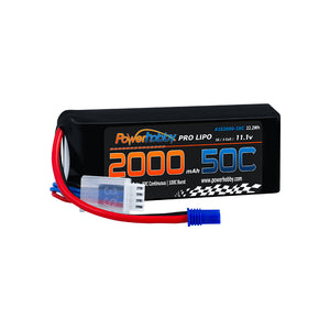 Powerhobby 3S 11.1V 2000mAh 50C Lipo Battery W EC2 Plug