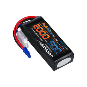 Powerhobby 3S 11.1V 2000mAh 50C Lipo Battery W EC3 Plug