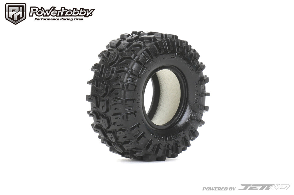 Powerhobby Raider 1.0” Micro Crawler Tires 1/24 Rock Crawler Axial SCX24