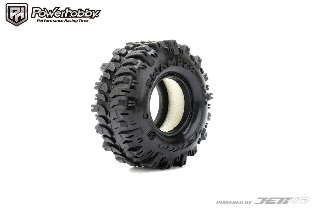 Powerhobby Swamp24 1.0” Micro Crawler Tires (2) FOR Traxxas TRX-4M