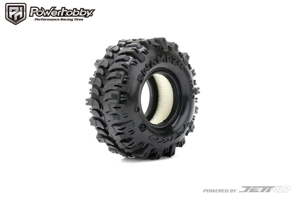 Powerhobby Swamp24 1.0” Micro Crawler Tires (2) FOR Traxxas TRX-4M