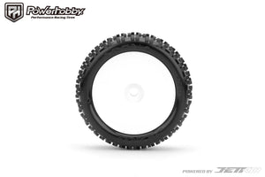 Powerhobby Arena Front Carpet Mini-B Tires Mounted 8mm White Soft